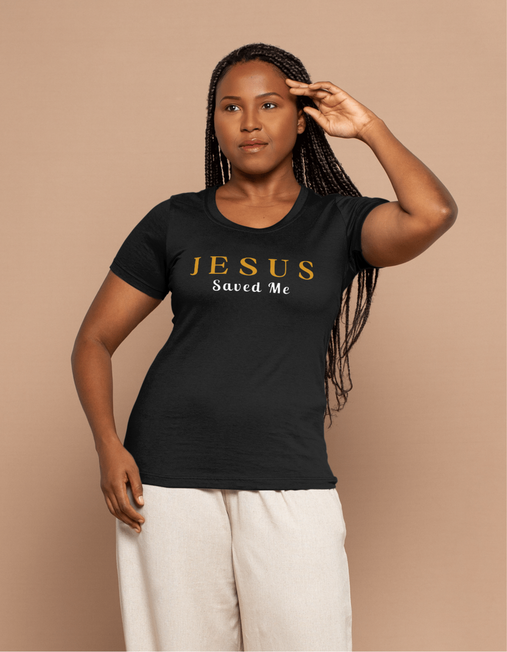 Jesus Saved Me Premium Christian Tee