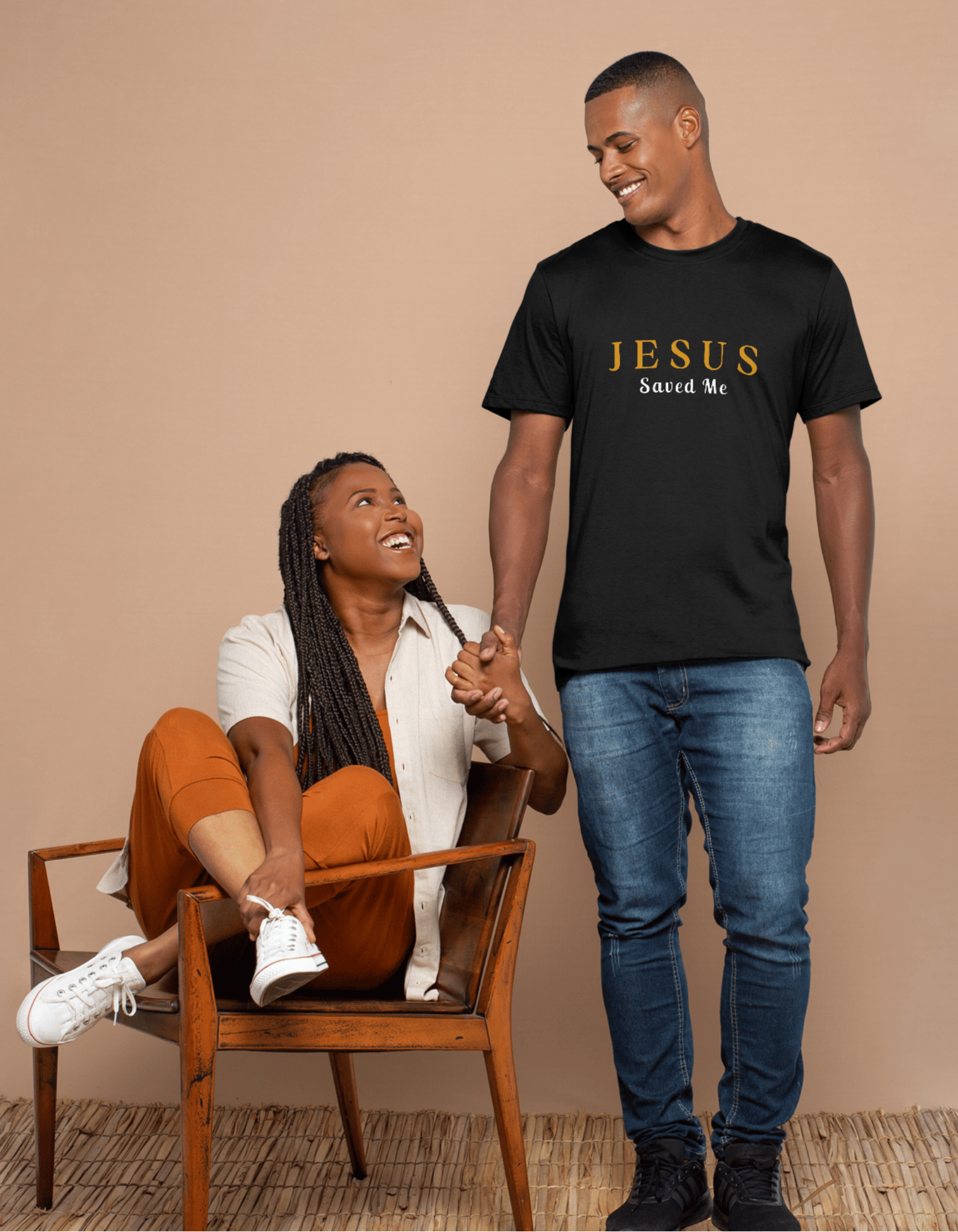 Jesus Saved Me Premium Christian Tee