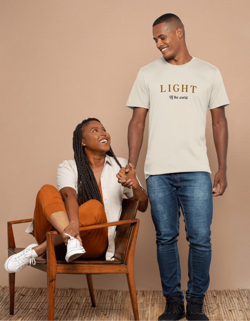 Light Of the world Premium Christian Tee