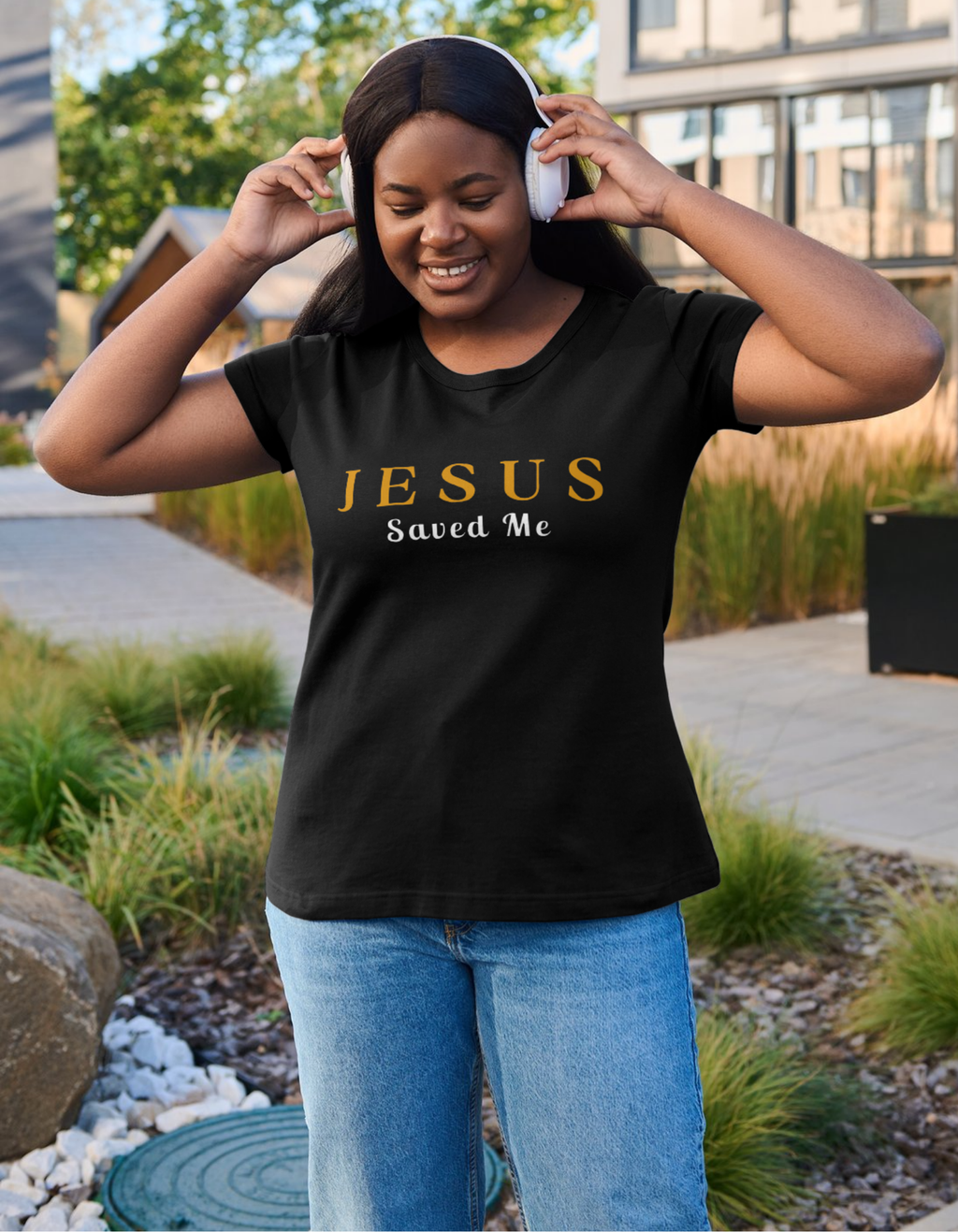 Jesus Saved Me Premium Christian Tee