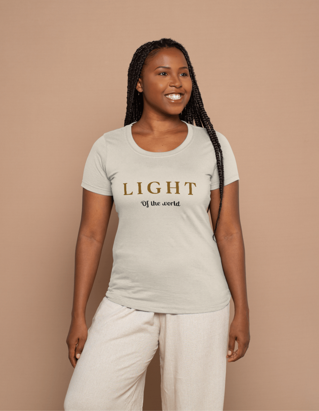 Light Of the world Premium Christian Tee
