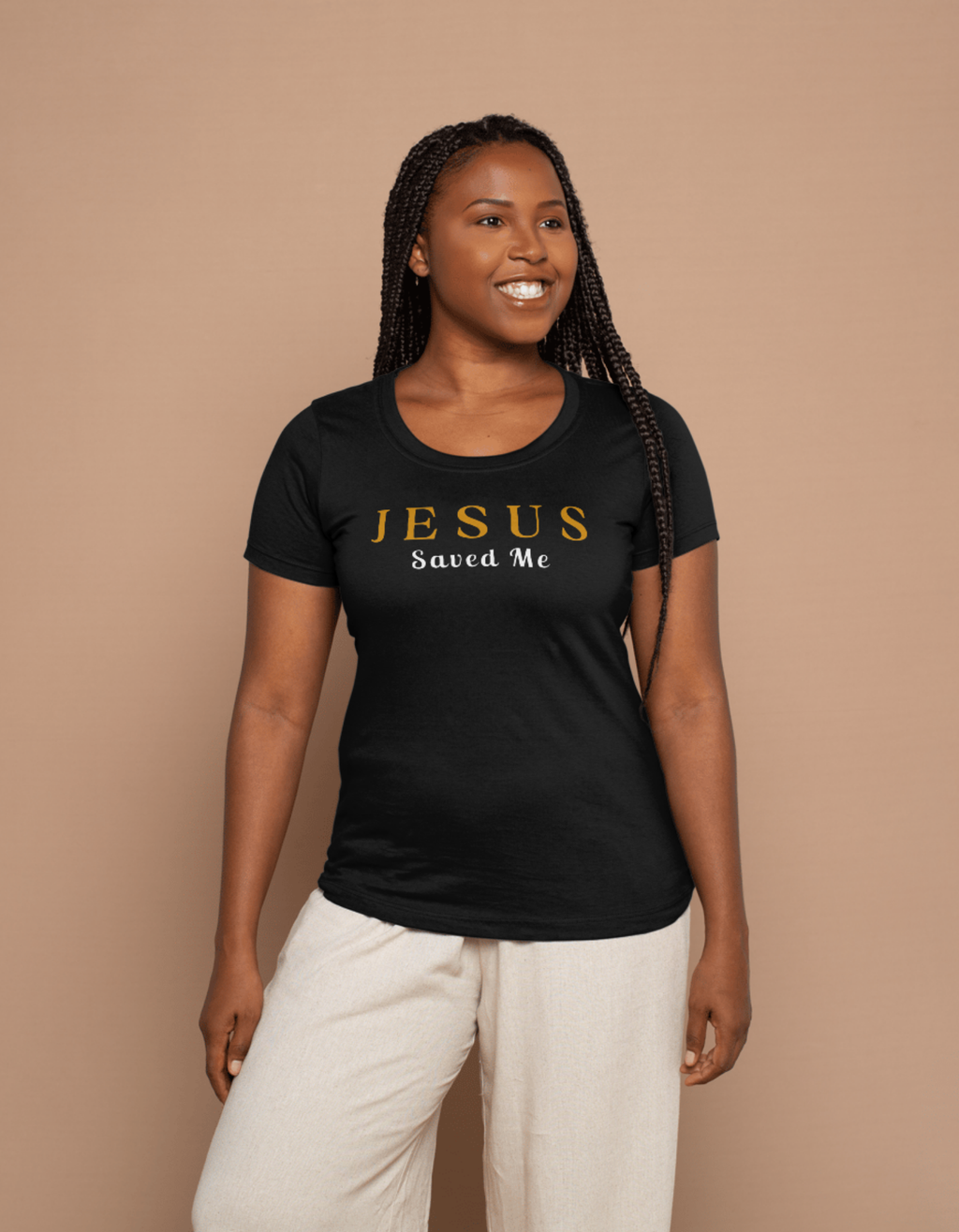 Jesus Saved Me Premium Christian Tee